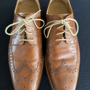 Men's Cole Haan Brown Oxford Dress Shoes Size 9.5